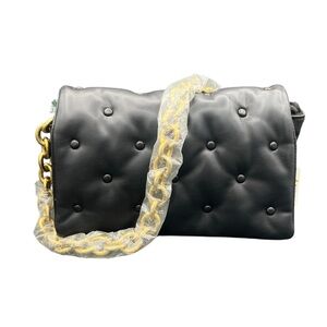 3am Forever Black Puffy Shoulder Bag